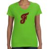 Women's V-Neck Fine Jersey Tee Thumbnail
