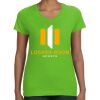 Women's V-Neck Fine Jersey Tee Thumbnail