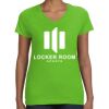 Women's V-Neck Fine Jersey Tee Thumbnail