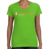 Women's V-Neck Fine Jersey Tee Thumbnail