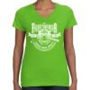 Women's V-Neck Fine Jersey Tee Thumbnail