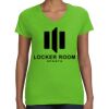 Women's V-Neck Fine Jersey Tee Thumbnail