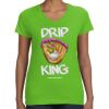 Women's V-Neck Fine Jersey Tee Thumbnail