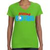 Women's V-Neck Fine Jersey Tee Thumbnail