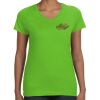 Women's V-Neck Fine Jersey Tee Thumbnail